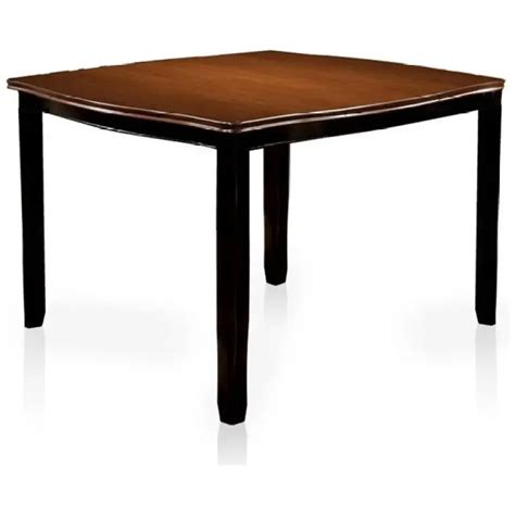 Bowery Hill Wood Extendable Counter Height Dining Table In Cherry