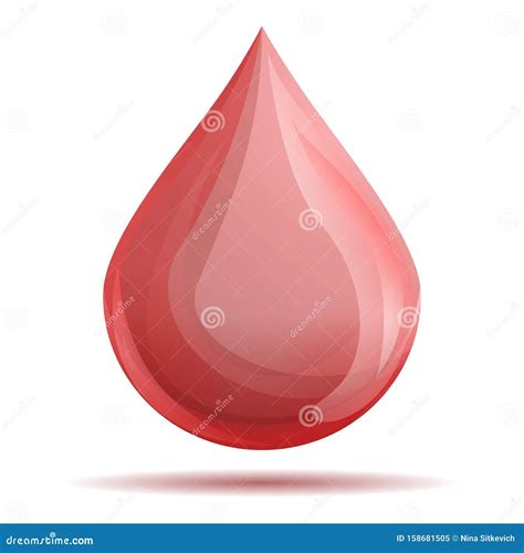 Icono De Gota De Sangre Estilo De Caricatura Ilustraci N Del Vector