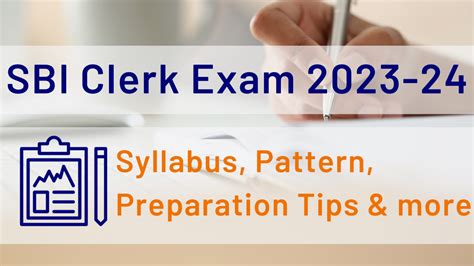 Sbi Clerk Exam 2023 24 Preparation Strategy