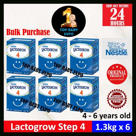 Nestle Lactogrow Step 4 1 3kg X 6 Exp 07 2022 Newest Stock