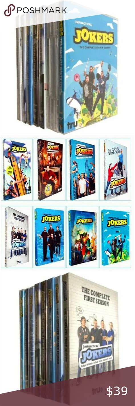 Impractical Jokers Complete Series Seasons 1 8 28 Disc DVD Set In