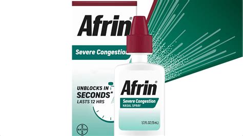 Afrin Nasal Spray What You Need to Know