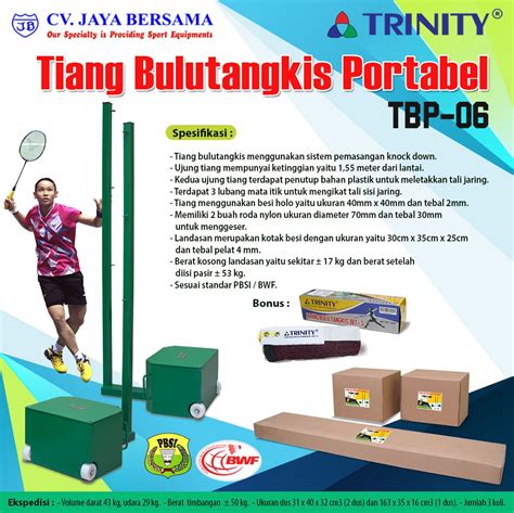 Tiang Bulutangkis Portabel TBP 06 Toko Alat Olahraga