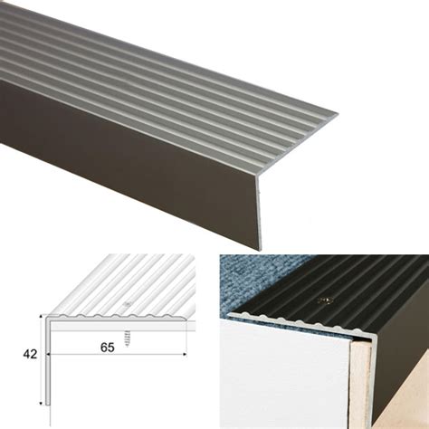 Shop Premium Quality Anti Slip Anodised Aluminium Stair Nosing Edge Trim