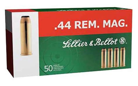 Sellier Bellot SB44A Handgun 44 Rem Mag 240 Gr Soft Point SP 50 Bx