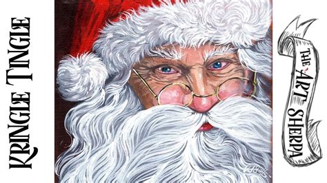 Santa Claus Acrylic Painting