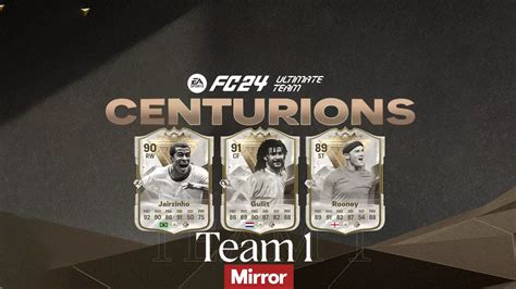 EA FC 24 Centurions Team 1 Revealed With Ruud Gullit Wayne Rooney And