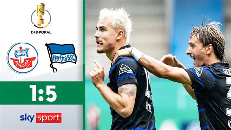 Alte Dame lässt Rostockern keine Chance Hansa Rostock Hertha BSC