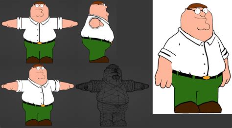 I Made A Peter Griffin 3D Model I Used Blender R 3Dmodeling