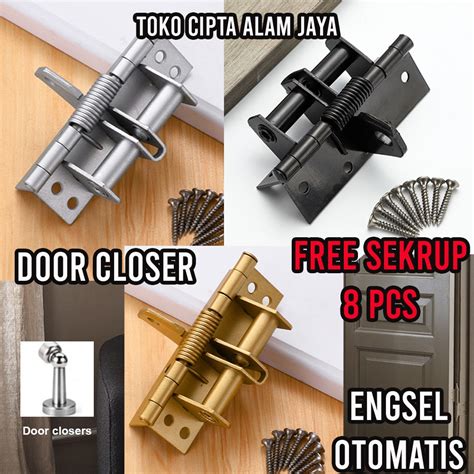 Jual Engsel Pintu Otomatis Spring Door Closer Engsel Metal Engsel