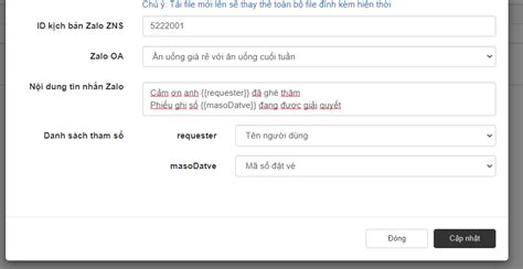 Tin Nhắn Zalo Zns Caresoft Developer Docs
