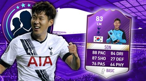 Heung Min Son Potm Card Squad Builder Challenge Solution Fifa 17 Ultimate Team Youtube