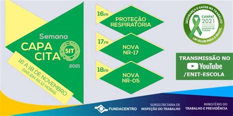 CANPAT Realiza Semana CAPACITA SIT De 16 A 18 De Novembro