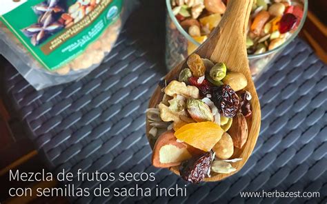 Mezcla De Frutos Secos Con Semillas De Sacha Inchi Herbazest