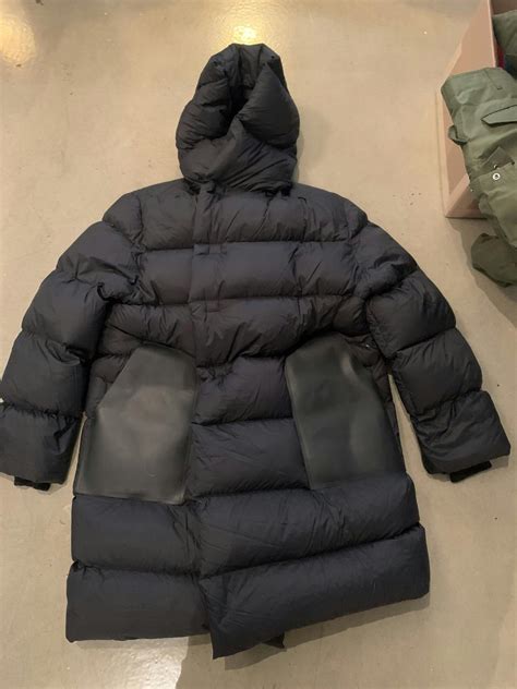 Rick Owens Rick Owens Black Ls Down Jacket Parka Xl Fw21 Gethsemane