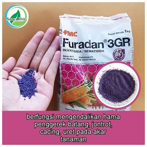 Jual 100 Gram Furadan 3 GR Nematisida Insektisida Berfungsi