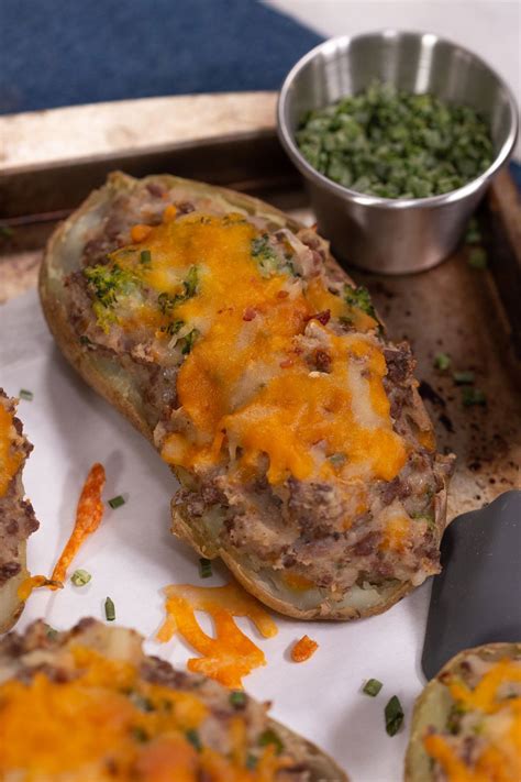 Easy Loaded Twice Baked Potatoes Recipe The Protein Chef