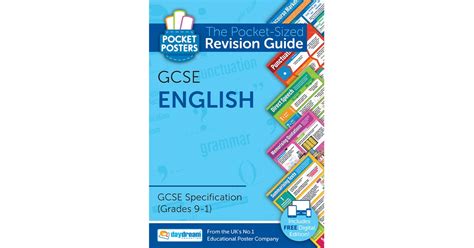 English Gcse Revision Guide Pocket Posters Daydream Education