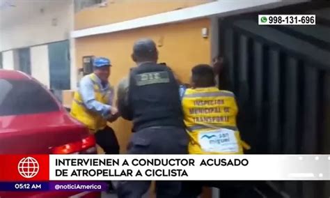 San Miguel Conductor Intervenido Por Ser Acusado De Atropellar A Ciclista