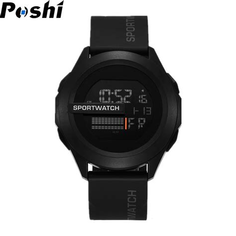 POSHI New Sport Watch Ins Electronic Watch Man Digital Outdoor LED