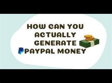 How To Get Free Paypal Money Instantly Using Paypal Money Adder