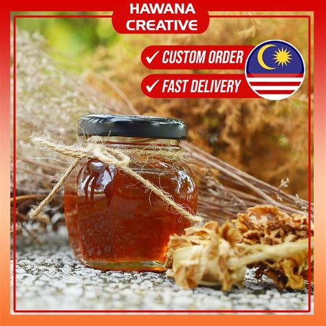 Doorgift Madu Honey Apple Bee Hexagon Shape 75gram Shopee Malaysia