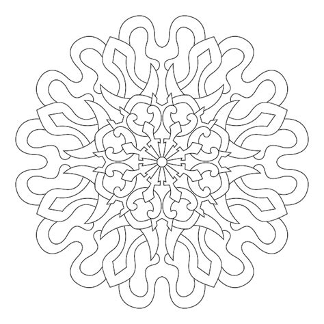 Mandala Antystresowa Kolorowanka Dla Doros Ych Ilustracja Wektorowa