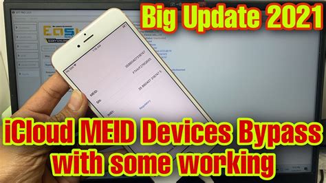 Big Update Iphone Meid Devices Icloud Bypass With Sim Working