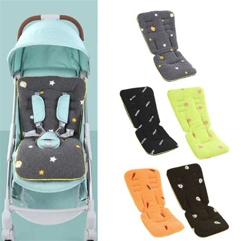 Asiento de cochecito de bebé alfombrilla cómoda y suave para carrito