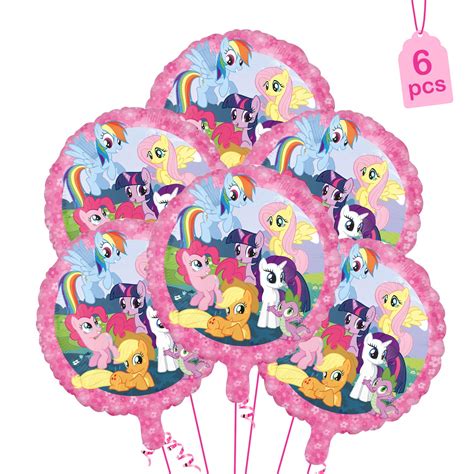 Party Propz 6pcs My Little Pony Foil Balloons 18 For Little Pony