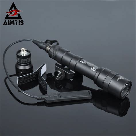 AIMTIS M600B Scout Light Tactical LED Mini Flashlight 20mm Picatinny