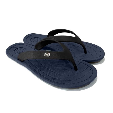 Sandal Jepit Pria Honu Biru Hitam