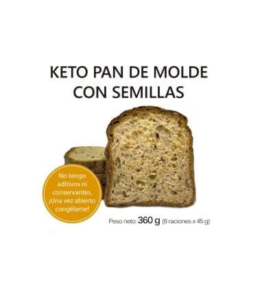 ReduKeto Keto Pan De Molde Con Semillas 8 Raciones Parafarmacia Cetrace