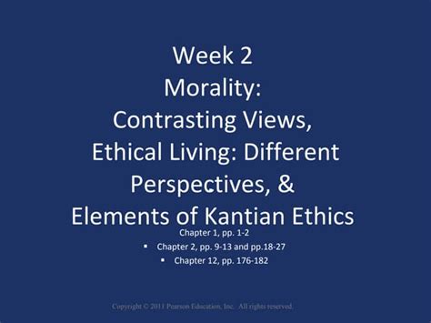 Week 2 Ethical Living And Kantian Ethics Ppt