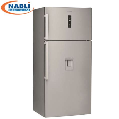 REFRIGERATEUR WHIRLPOOL NO FROST 650 LITRES AQUA 6éme sens INOX