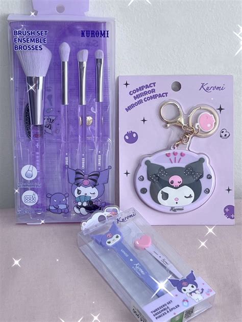 Kuromi Makeup Brush Set Miniso Manicure Kit Makeup Brush Set