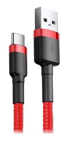 Cable Usb Tipo C Reforzado Carga Rápida Uso Rudo 3 Metros Envío Gratis