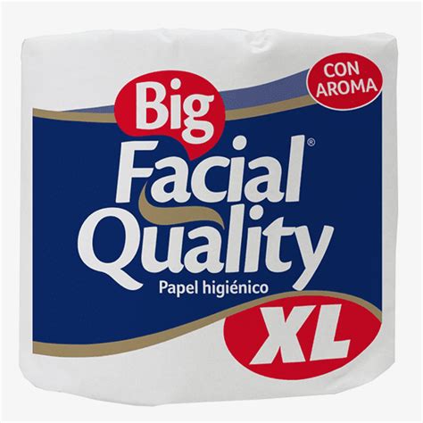 Big Facial Quality Xl Papel Tradicional De Hojas Dobles Rollos