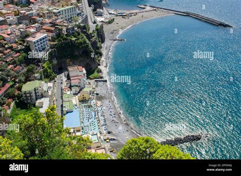 Beach in Sorrento Coast. Italy Stock Photo - Alamy