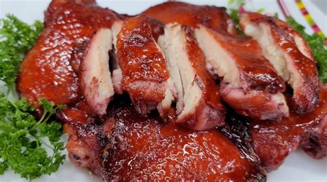 Oven Roasted Chinese Chicken Char Siu Recipe By Pinkblanket S Kitchen