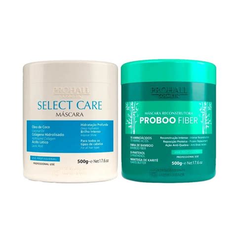 Kit Prohall Cosmetic Select Care Proboo Fiber Beleza Na Web