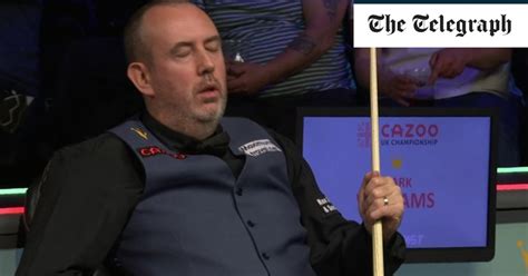 Three-time world snooker champion Mark Williams falls asleep in match ...