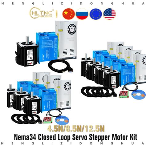 Hltnc Servomotor De Circuito Cerrado Cnc Nema Motor Paso A Paso Con