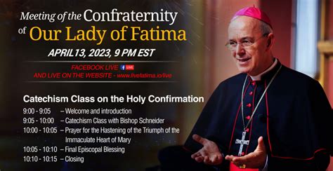 April Meeting Of The Confraternity Of Our Lady Of Fatima Gloria Dei