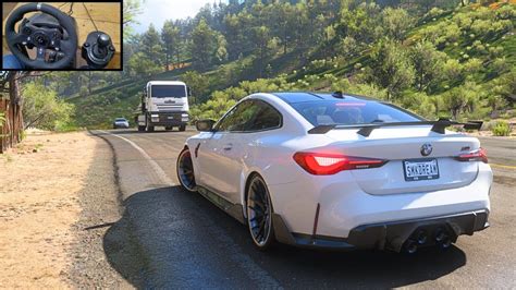 BMW M4 COMPETITION COUPÉ TUNED BUILD FORZA HORIZON 5 STEERING