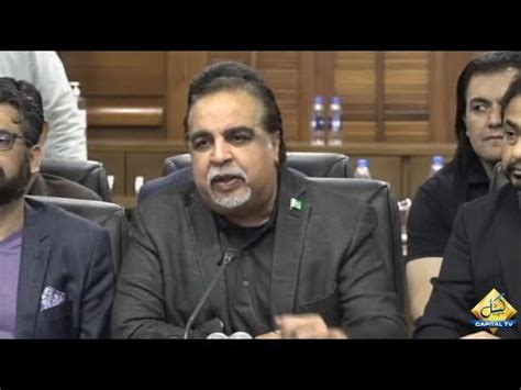 Live Pti Leader Imran Ismail Press Conference Youtube