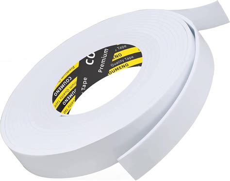 COUMENO EVA Single Sided Adhesive White Foam Tape Single Sided Sealing