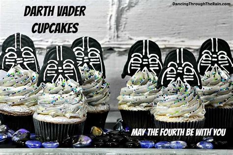 Darth Vader Cupcakes - May The Fourth Be With You