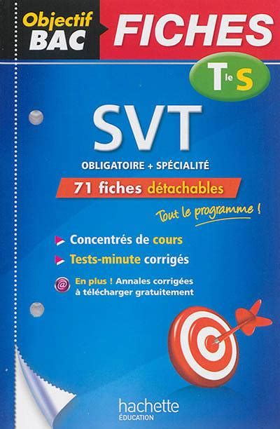 Livre Svt Sciences De La Vie Et De La Terre Terminale S Obligatoire