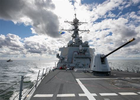 Uss Arleigh Burke Ddg Arrives In Stockholm United States Navy